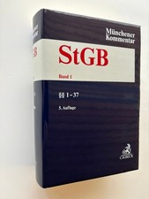 Münchener Kommentar StGB - §§ 1-37 StGB - Band 1 - 5. akt. Aufl. - neuw. Zustand