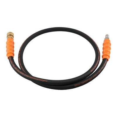 #ad 3 8quot; Pressure Washer Hose 5FT 4800 PSI Heavy Duty Steel Braided Black Rubber $36.14