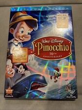 Pinocchio DVD, 2009, 2-Disc Set, 70th Anniversary Platinum Edition 