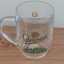 Staropramen Half Pint Tankard Glass M22 Brand New