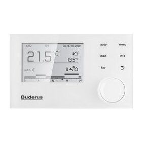 Buderus Logamatic System-Bedieneinheit RC310 mit Außenfühler T1, für DE, AT und
