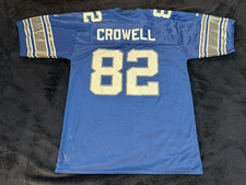 Vtg Puma GERMANE CROWELL #82 Detroit Lions Jersey Mens Medium M