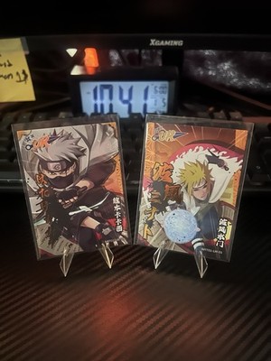 Naruto Trading Card Lot Kakashi Hatake Minato Namikaze 2 Cards Japanese
