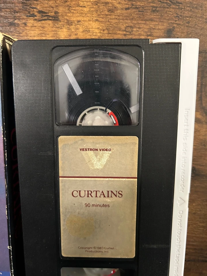 Curtains VHS (1983) Rare Horror Cult Slasher Vestron Video - Image 2 of 4