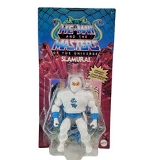 Mattel Masters Of The Universe Origins Slamurai - UNPUNCHED - Mexican Card MOTU