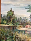 Vintage Florida Tropical Oil Painting — photo 3