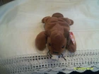 Vtg. Ty Beanie Baby-Bucky the Beaver-Style 4016-org tags-DOB 6/8/1995