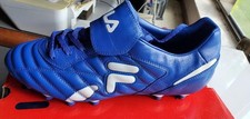 Fila FORZA LEATHER/syn Football Soccer Cleat royal Blue Classic US Size 11