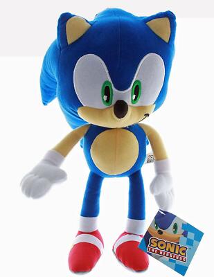 NEW Set of 2 Large Sonic the Hedgehog + Tails 12 inches Plush Kids