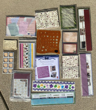 Creative Memories Mixed Lot - Paper Strips Journal Mats Stickers Stencils Lot 1