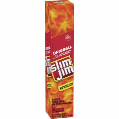 #ad #ad Slim Jim Giant Original Flavor Smoked Meat Sticks 24 Count $19.99
