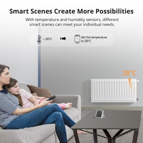 SONOFF Smart Heizkörperthermostat TRVZB, Smart Heizungsthermostat mit App WIFI - 第 3/12 張圖片