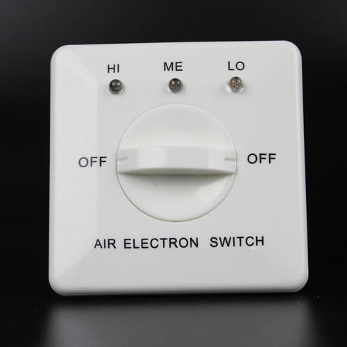 Lüfterspulenschalter Panel-Lüftersteuerung Fan-Coil-Dreistufenregler - Afbeelding 10 van 12