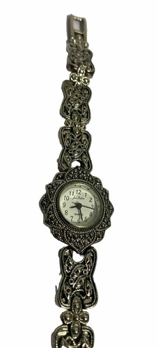 Reloj de pulsera Jean Bellve para dama, suizo años 70 diseño de moda foral de colección - Imagen 2 de 5