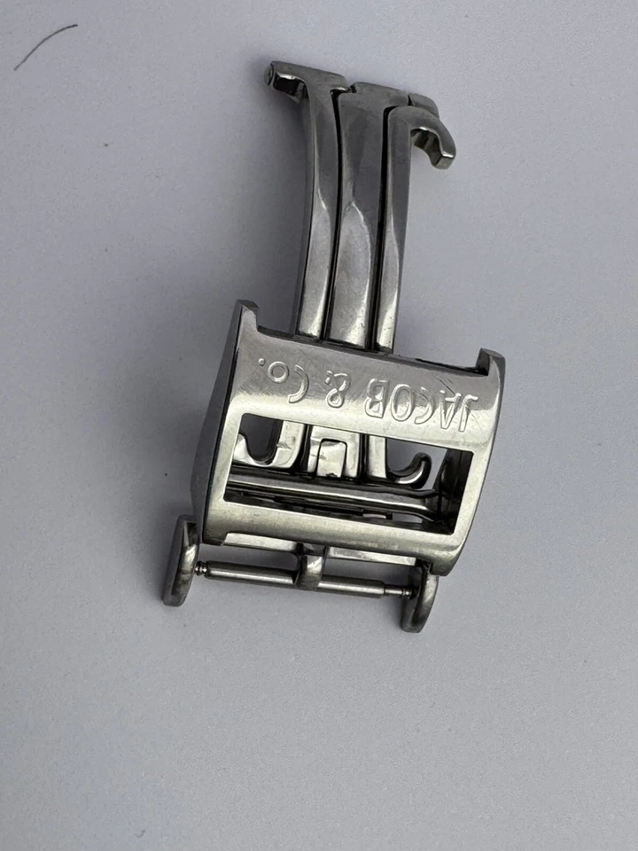 JACOB & CO Hebilla de acero inoxidable de 18 mm Foto 3 de 4