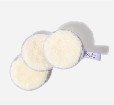 SAIE HELLO Padded Beauty Rounds 3 Pack, Make-Up & Face Mask Remover