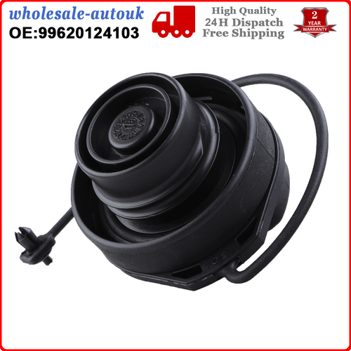 Black Fuel Cap Tank Cover Petrol For Porsche 997 986 Boxster 987 Boxster/Cayman - Picture 5 of 7