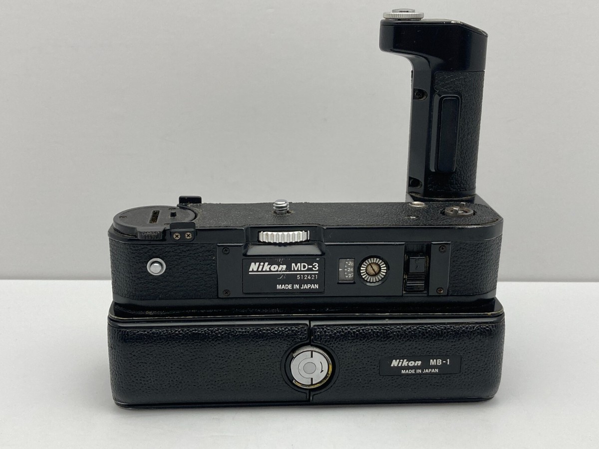 Nikon MD-3 Motor Drive w/ MB-1 Battery Pack From JAPAN | eBay