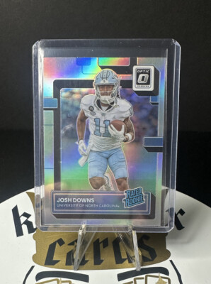 2023 Chronicles Draft Picks Josh Downs Optic Rated Rookie Silver!! Indy Colts!!