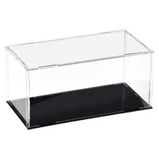 Acrylic Clear Display Case Box Dustproof Protection Showcase 20x10x10cm