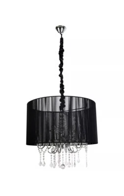Paris 9 Light Chandelier In Chrome And Black Ceiling Lights Paris 9 Light Chandelier In Chrome And Black Ceiling Lights