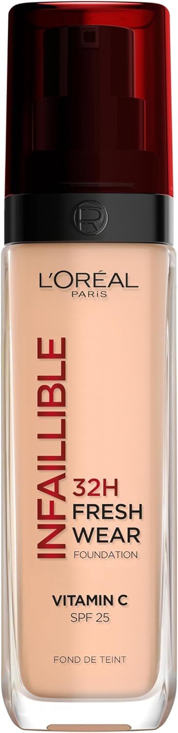 L'ORÉAL PARIS A9401918 FONDOTINTA LIQUIDO INFAILLIBLE 32H, COPRENTE A LUNGA TENU