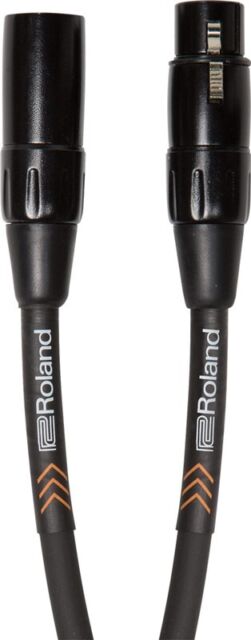 Roland RMC-B3 Black Microphone Cable 3ft/1m