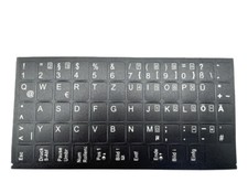 DEUTSCHE Tastatur aufkleber schwarz MATT 58 Tasten für Medion Akoya P6618