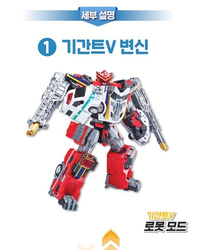 TOBOT V GIGANT SAVER Full Box Transformer Robot Toy- Gigant V & Twin Blade 2022 - Picture 5 of 12