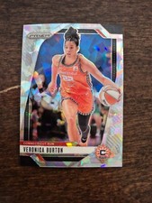 2024 Panini Prizm WNBA Veronica Burton Connecticut Sun Cracked Ice