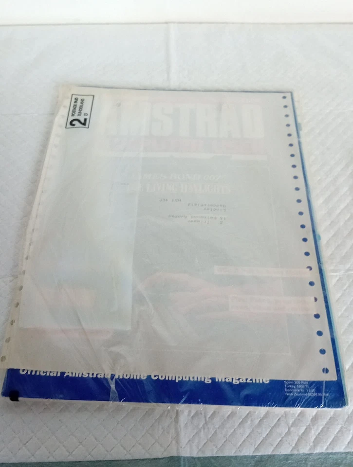 Rara revista lacrada de usuário Amstrad James Bond The Living Daylights edição 1987,  - Imagem 4 de 4