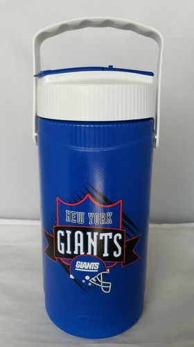 New York Giants Thermos Brand Water Jug Bottle 7948 NY NFL Logo Made in USA Vtg - Picture 1 of 11