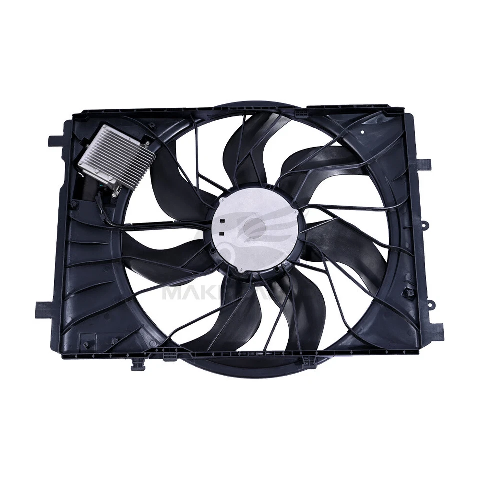 Conjunto de ventilador de radiador para Mercedes-Benz C250 C300 C350 CLS63 AMG E300 S63 AMG Foto 2 de 4