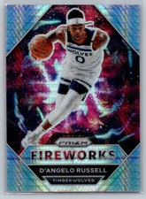 2021  Panini Prizm #9 D'Angelo Russell Fireworks Hyper Prism