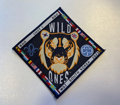 25th World Scout Jamboree Korea 2023 WSJ BSO UK Unit 1 Contingent Official Patch