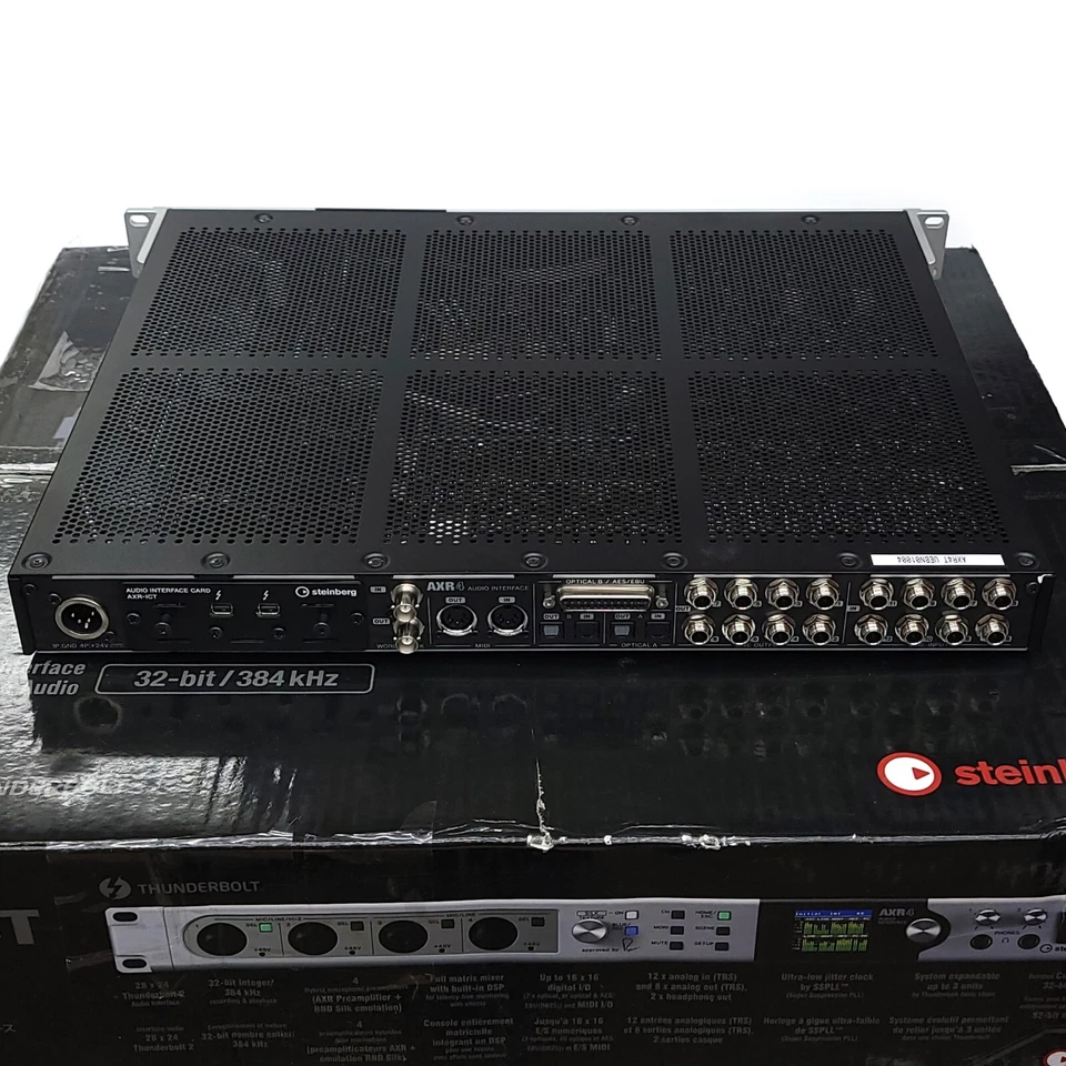 Steinberg AXR4T 32-bit Premium Thunderbolt Audio Interface OPEN BOX - Image 3 of 4