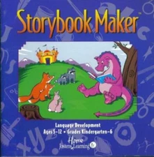 Storybook Maker PC MAC CD kids word processor, create story, dragons animals etc