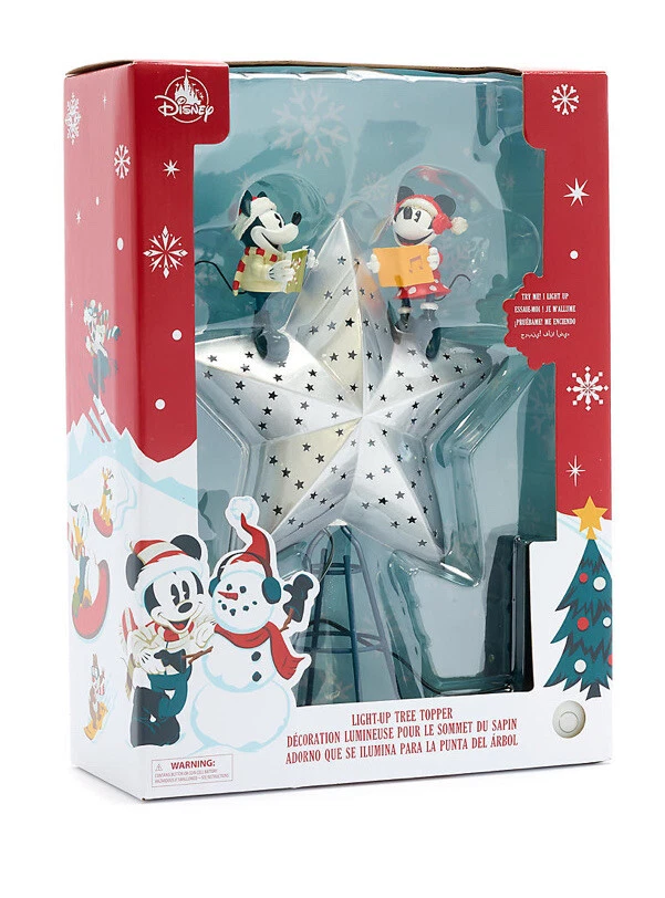 MICKEY and Minnie Mouse Holiday Tree Topper