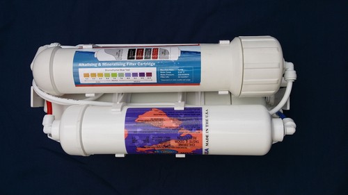 Portable RO Omnipure Alkaline Reverse Osmosis Water Filter System 4 Stage 100GPD - Picture 3 of 11