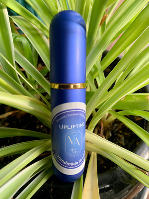 Uplifting Rosemary Essential Oil Inhaler (Refillable) All natural handmade in US