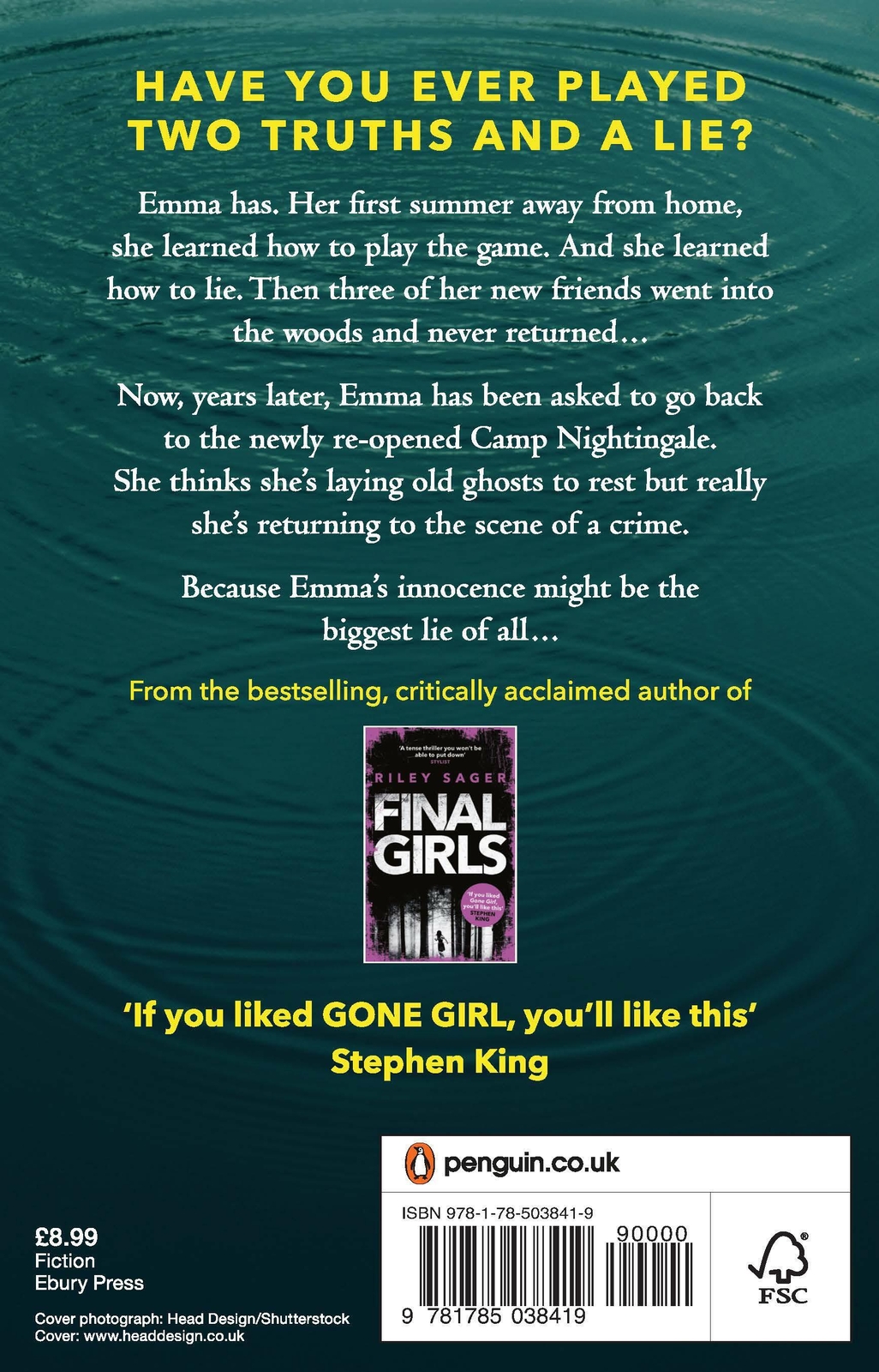 Thumbnail - Last Time I Lied | Riley Sager | Taschenbuch | 358 S. | Englisch |