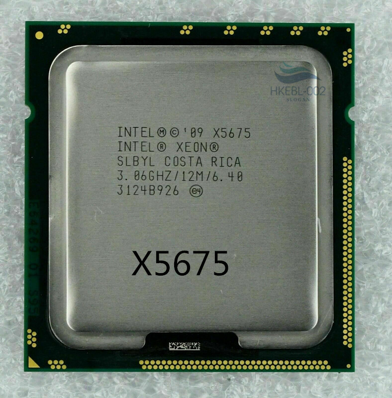 Intel Xeon X5675 3.06 GHz 6-Core 12M PROCESSOR LGA1366 SLBYL 95W