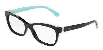 Orig. Tiffany & Co. TF2167 8001 Hellblau Schwarz Brillengestell NP280 wie Neu