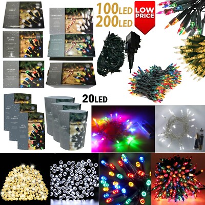 Xmas LED Lichterkette Batteriebetrieben/Haupt Lichterkette Weihnachten Hochzeit Party