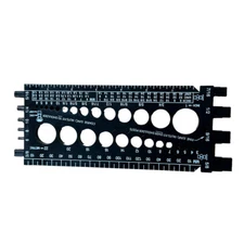 Nut Bolt Size Checker Gauge for Metric and Imperial Thread Tester Easy Size K3Z3