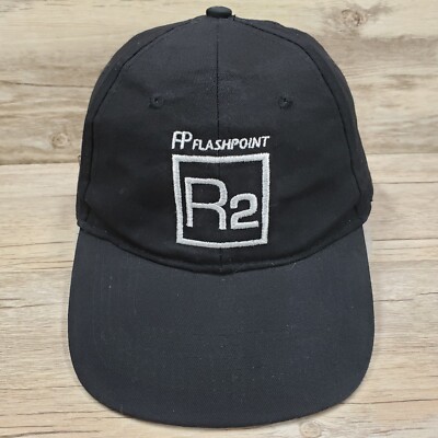 FP Flashpoint R2 Logo Hat Cap Strap Back Adorama Black Adjustable