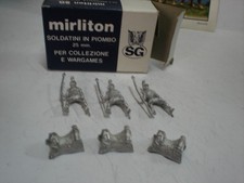 MIRLITON - CAN 20 PORTABANDIERA DEI CORAZZIERI 1798 1806 - 3 PEZZI