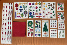 Creative Memories CHRISTMAS HOLIDAY Stickers  1 Die Cut Assorted - Lot of 14