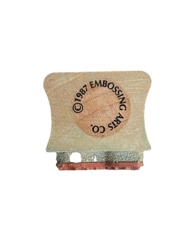 Mini Timbro Angolare Foglia di Agrifoglio Pianta Natale Festività Simbolo Legno Gomma - Foto 3 di 3