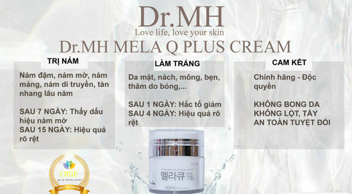 Dr.MH Mela-Q Plus Cream Solve Your Skin Problem-Melasma Kem nam - Picture 7 of 14